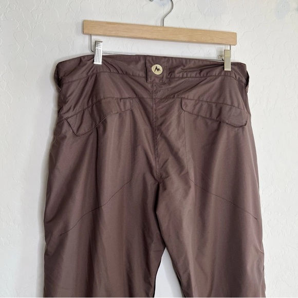 Marmot Ski Snowboard Pants Womens Size XL Waterproof Brown Insulated Winter - Picture 6 of 10